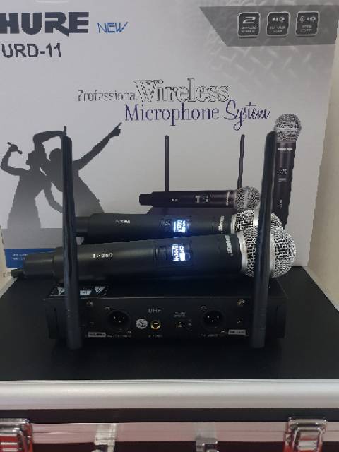 mic wireless SH urd11 urd 11 free koper handheld garansi 2 tahun