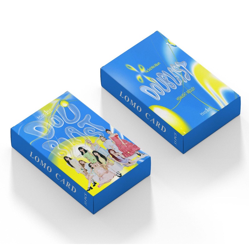 55pcs / Kotak Kartu LOMO Foto Album DOUBLAST Kep1er