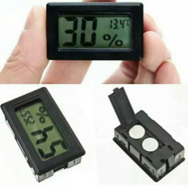 Digital higrometer termometer alat pengukur kelembaban suhu udara