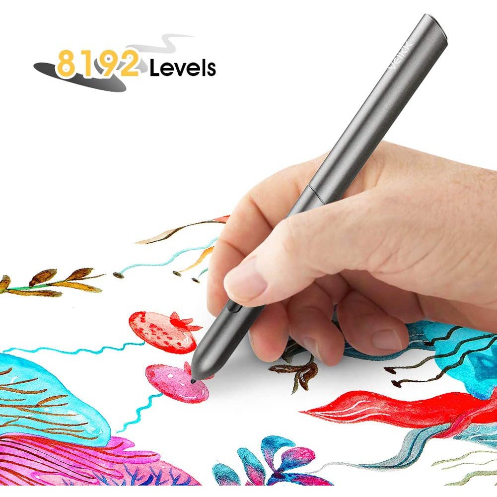 Veikk Yuki stylus pen batree free 8192 press level untuk veikk S640 dan Veikk A30