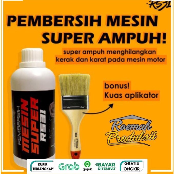 READY STOCK RS31 Cairan Pembersih Mesin Super 500ML - Penghilang