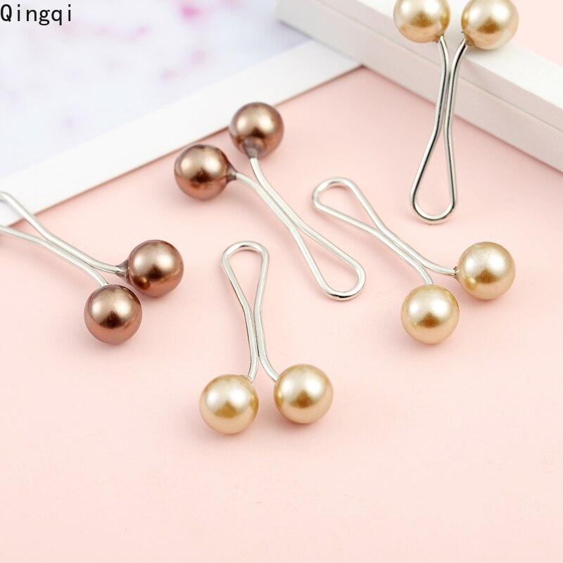 Klip Pin Mutiara Multi Warna Aksesoris Hijab Wanita Muslimah