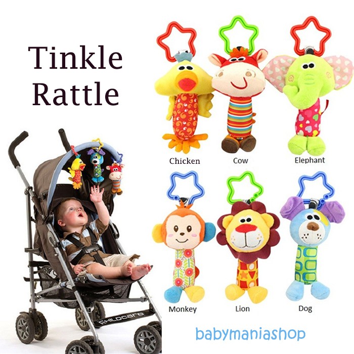  Rattle  Bayi  Rattle  Toy Tinkle Rattle  Mainan Rattle  