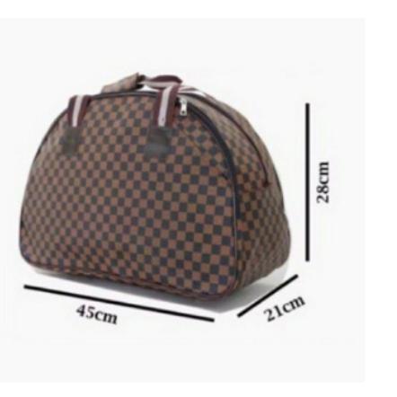Siap Kirim.. TRAVEL BAG ELLE JUMBO/TRAVEL BAG LV DAMIER/TAS PULANG KAMPUNG