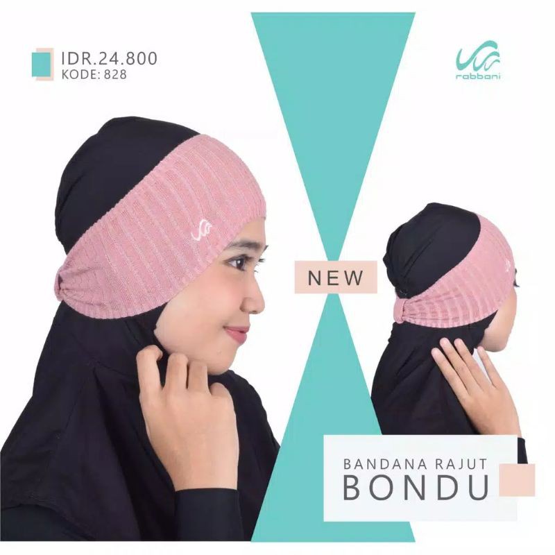 Bandana rajut Bondu rabbani