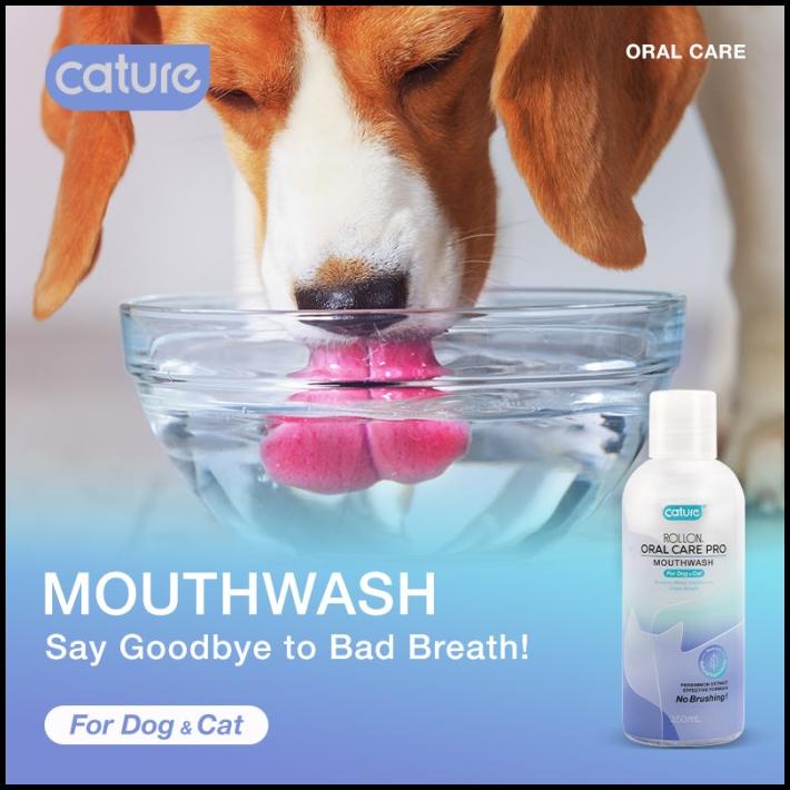 Cature Oral Care Pro Mouthwash For Dog & Cat Promo Hari Ini