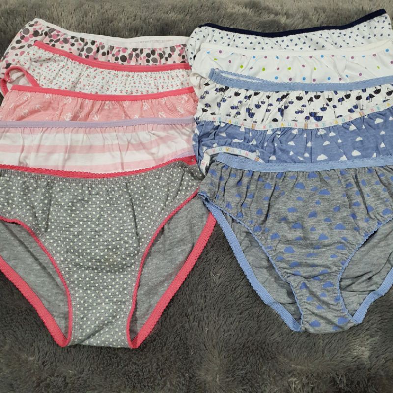 Paket (3pcs) Celana Dalam CD Anak Perempuan Katun NEVADA Girls Panty Cotton Motif Random