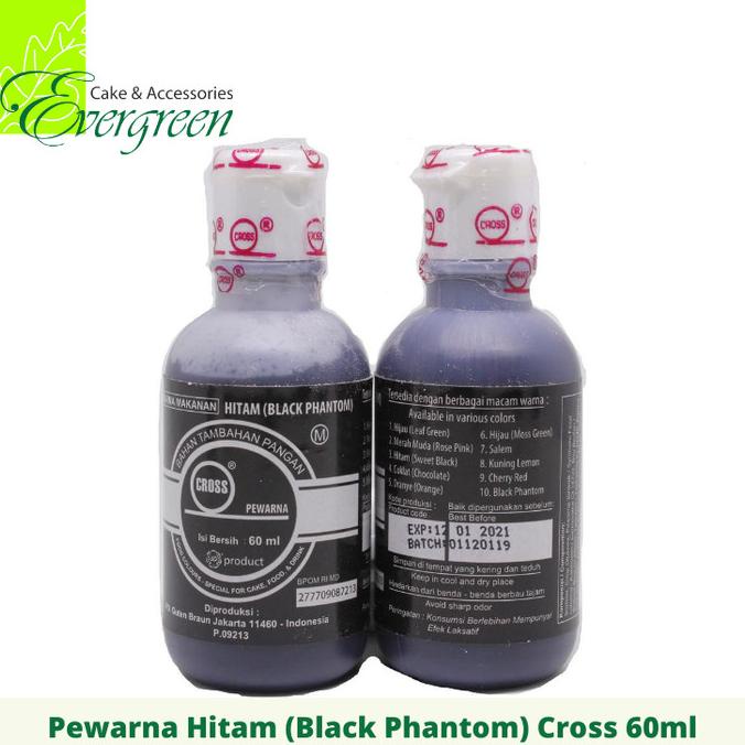 

Pewarna Makanan Cross Hitam (Black Phantom) 60ml TERLARIS TERPERCAYA ORIGINAL