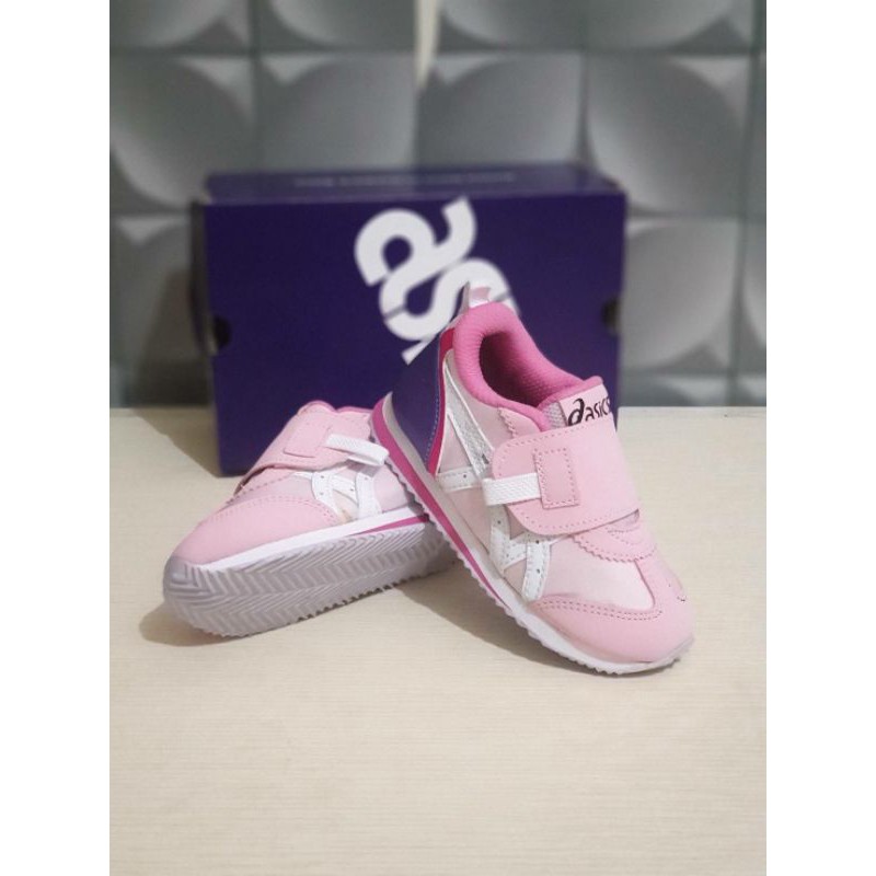 sepatu anak perempuan Perekat Purple Pink