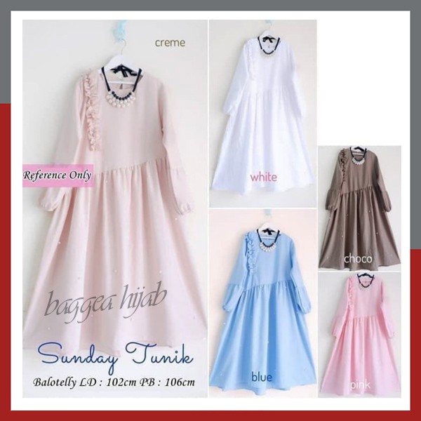 Dress Wanita Muslim Long Dress Dress Muslim Baju Muslim Wanita Baju Kekinian Kode ST00645