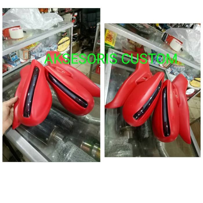 SPION LIPAT  SEN LED YAMAHA NMAX WARNA TERBARU WARNA MERAH DOFF 2017