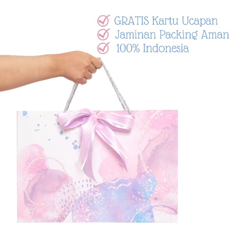 

READY paperbag paper bag premium JUMBO 40x12x28 cm gratis gift card