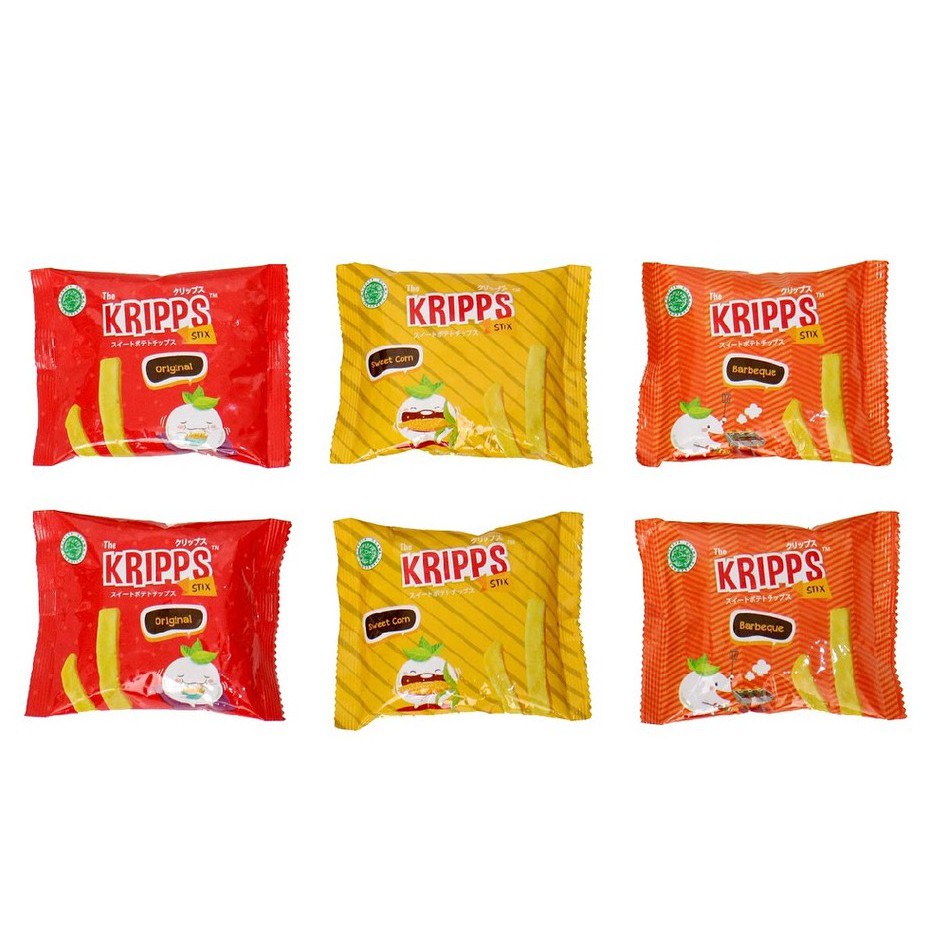 The Kripps Stix MPASI Bayi The Kripps Stick Non MSG MPASI Bayi Anti GTM Snack MPASI / Snack Bayi / Snack Anak / Cemilan Bayi / Cemilan Anak The Kripps Stix Original Sweet Corn Barbeque BBQ Mpasi Sehat