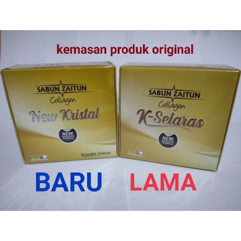 Sabun Zaitun Collagen K-Selaras Original [eceran]