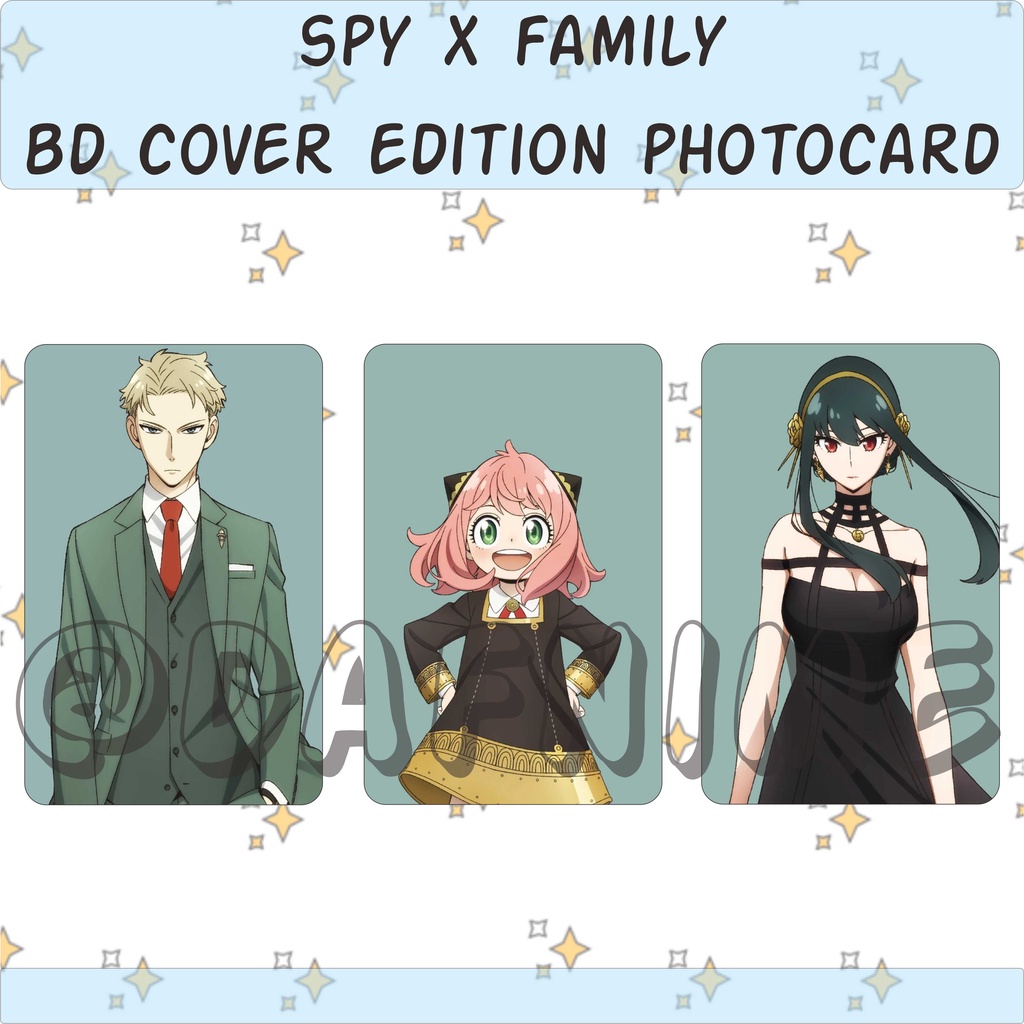 SPY X FAMILY BD COVER EDITION PHOTOCARD ANIME