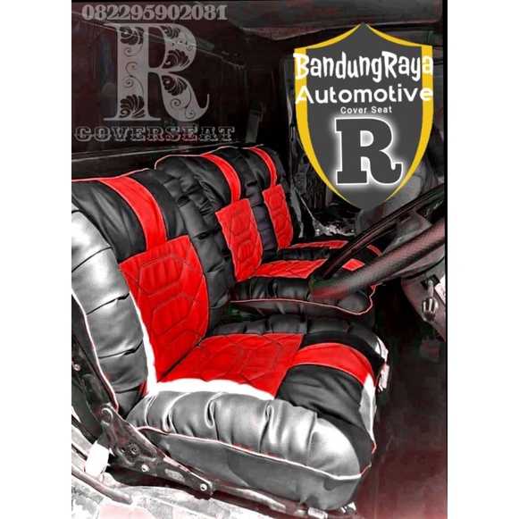 Sarung jok mobil DFSK supercab model sofa tawon terbaru dengan bonus cover stir