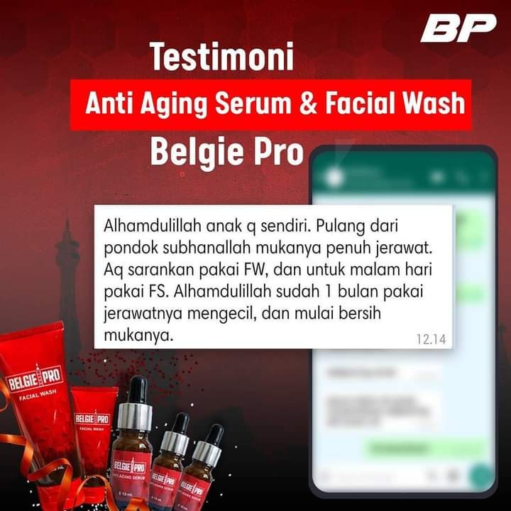 Belgie Pro Facial Wash Pembersih wajah Standar Eropa Isi 100ml