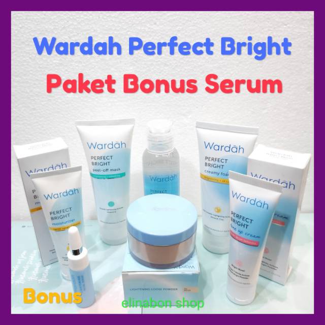 Paket Seserahan Wardah Perfect Bright Paket Bonus Serum