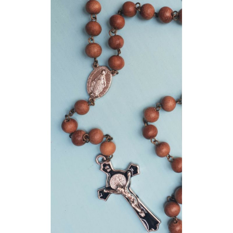 Kalung rosario kayu nagasari (PRODUK LANGKA - stok Terbatas)