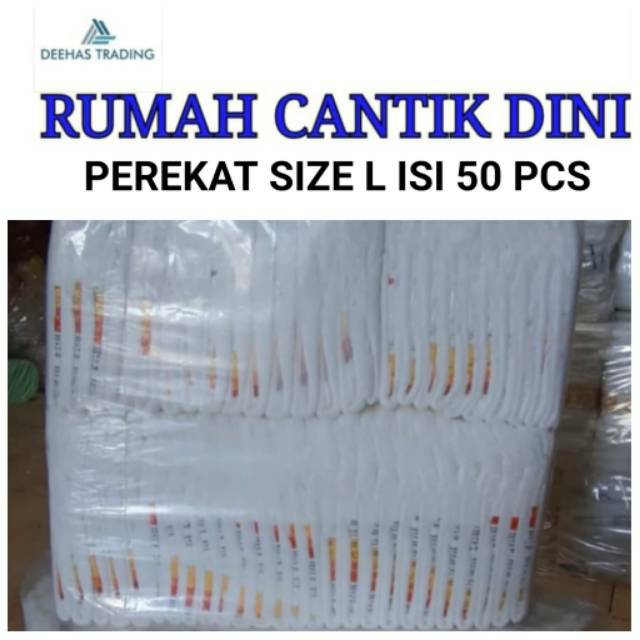 POPOK PEREKAT DEWASA SIZE L ISI 50 PCS