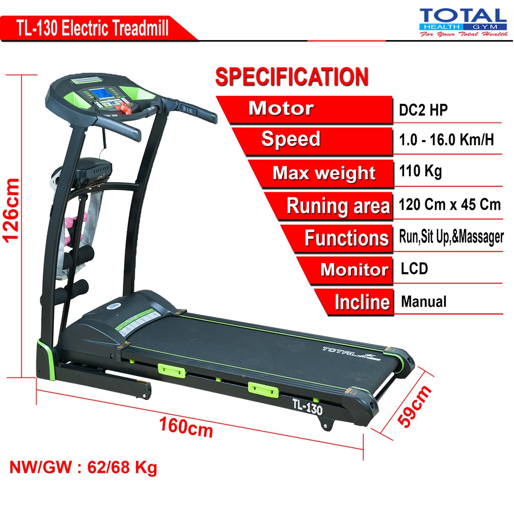 Treadmill Elektrik new arrival TL-130