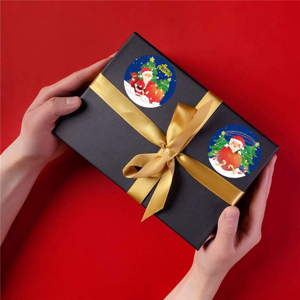 R-flower Paper Stiker Candy Gift Packaging Multi-Fungsi Merry Christmas Sinterklas Stiker