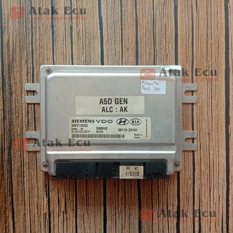 ECU Kia Rio SF - Siemens 39110-2X161 - ECM Komputer Computer Mobil