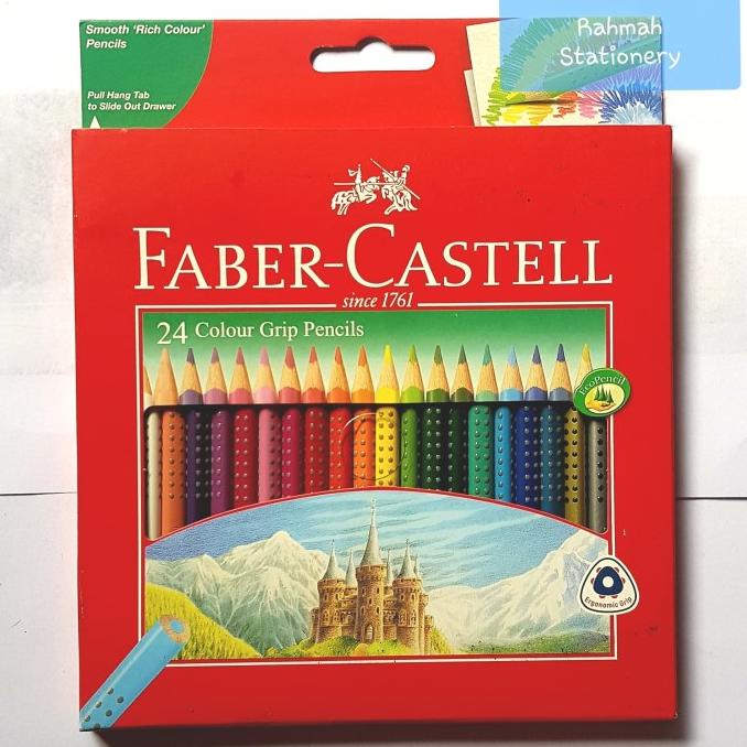 

Faber-Castell Classic colour grip 24 / pensil warna 24 grip classic