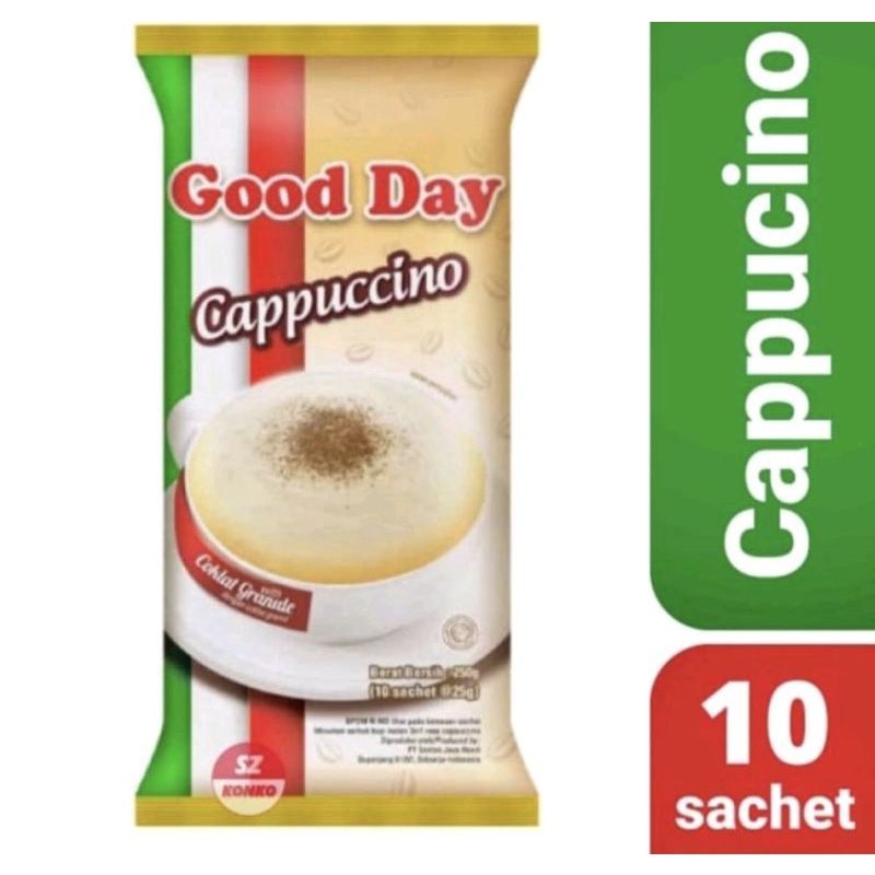 

PROMO !!! Good day cappucino renceng isi 10. Harga tertera adalah harga 1 renceng.