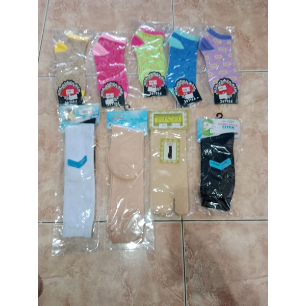 9pcs kaos kaki muslim campur