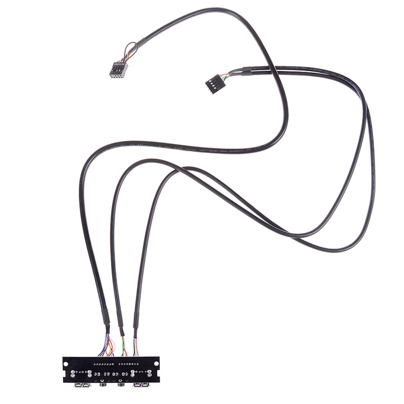 (LUCKID) 1pc Kabel Konektor panel Depan usb 2.0 Untuk motherboard Komputer