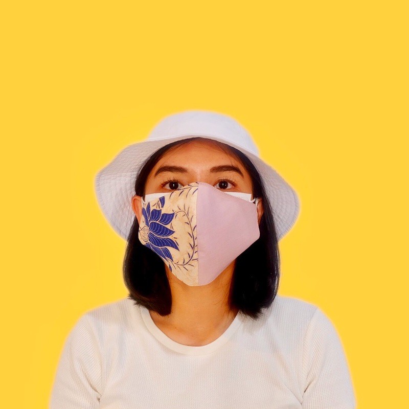 Masker Kain Batik 3 Lapis - Gandaria series