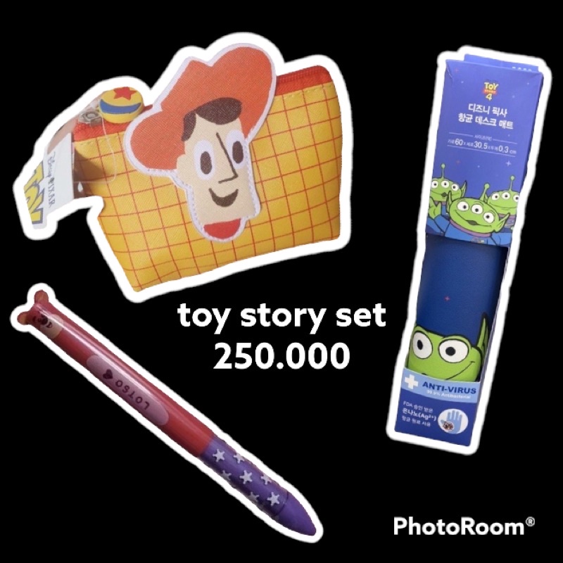 [READY] Daiso Korea Disney Princess Toy Story Winnie the pooh Set Promo