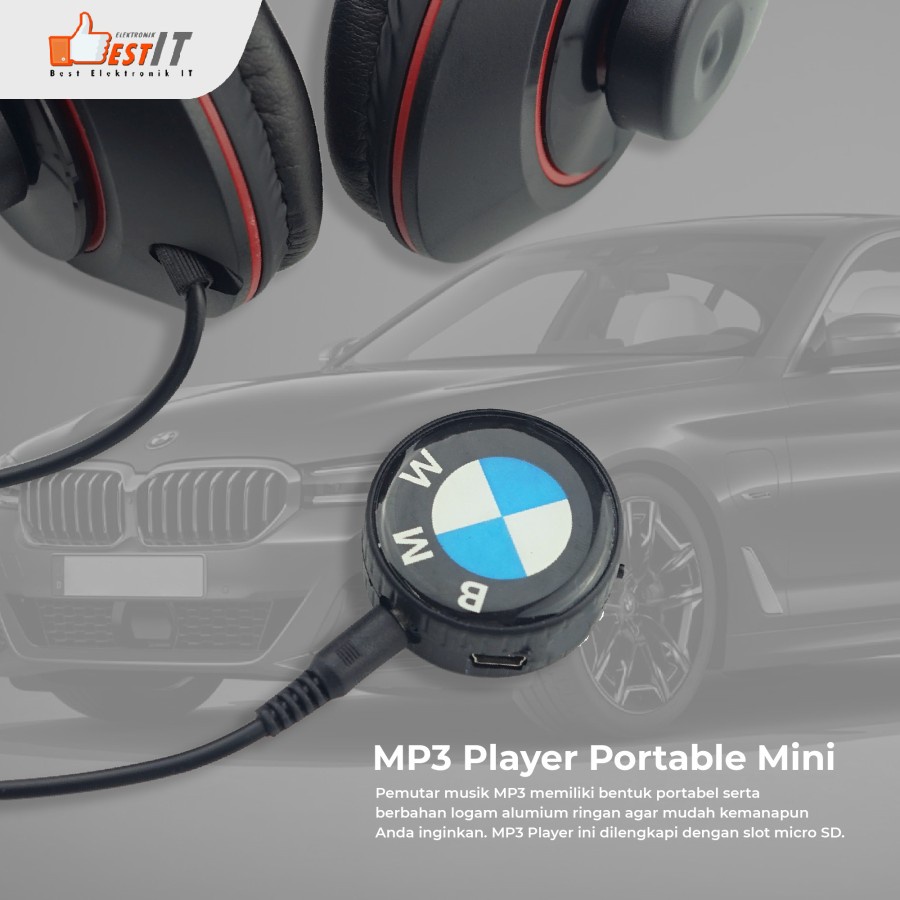 MP3 Player Mini Micro SD Free Headset