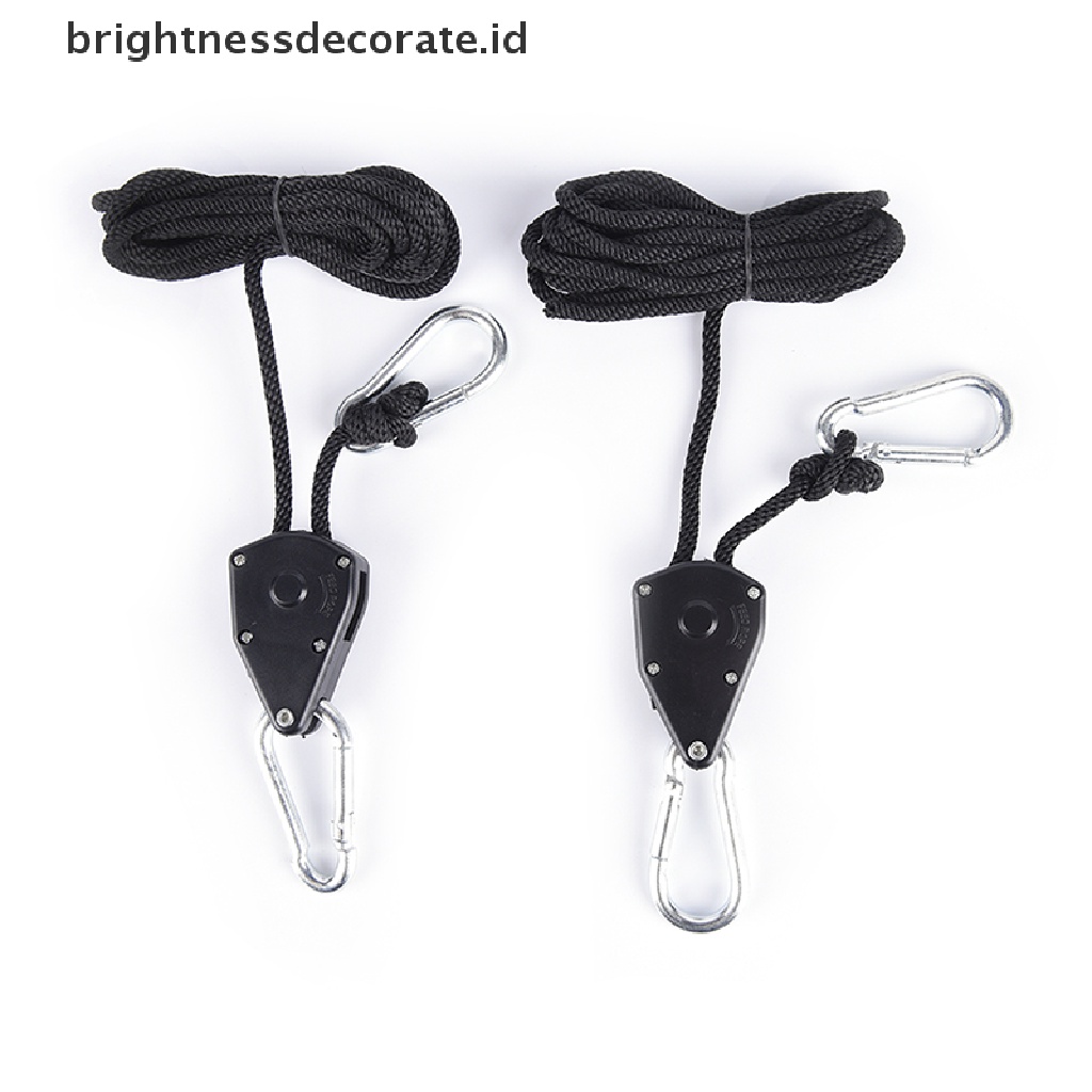 (Birth) 2pcs / Pak Tali Ratchet Reflektor 1 / 8 &quot;Untuk Lampu Pertumbuhan Tanaman