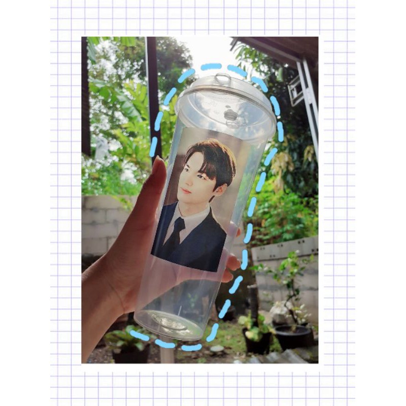REUSABLE CUP CUSTOM NCT BTS EXO TREASURE SKZ BISA PAKAI GAMBAR SENDIRI
