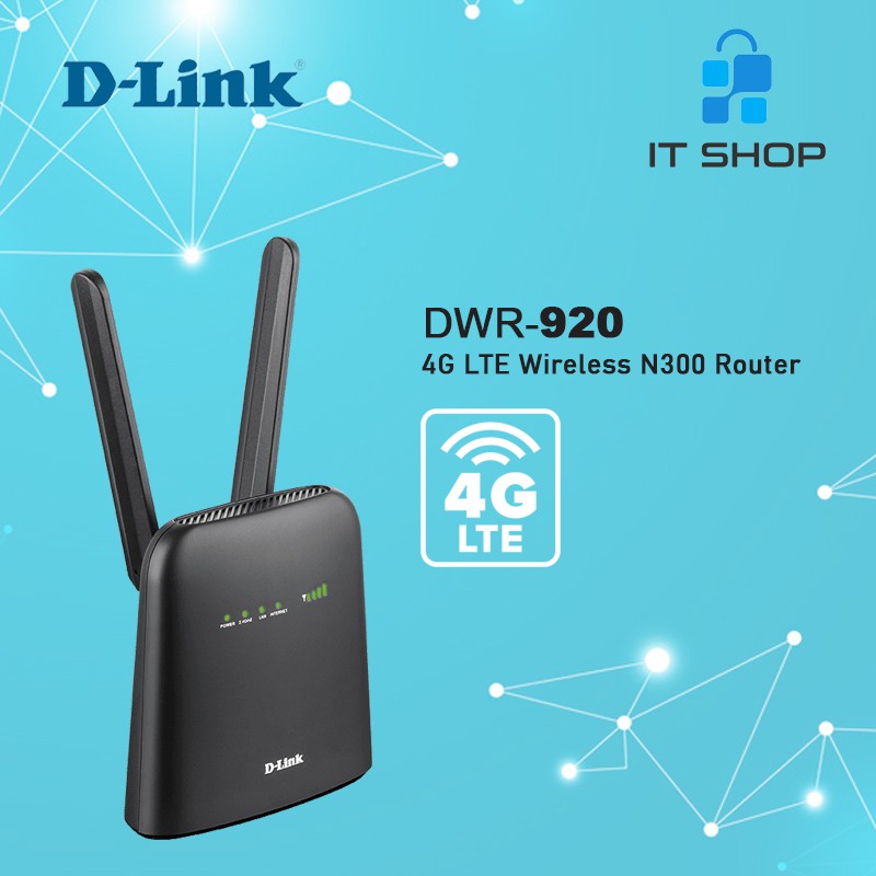 D-Link Modem 4G LTE Wireless N300 Router DWR-920 | Shopee