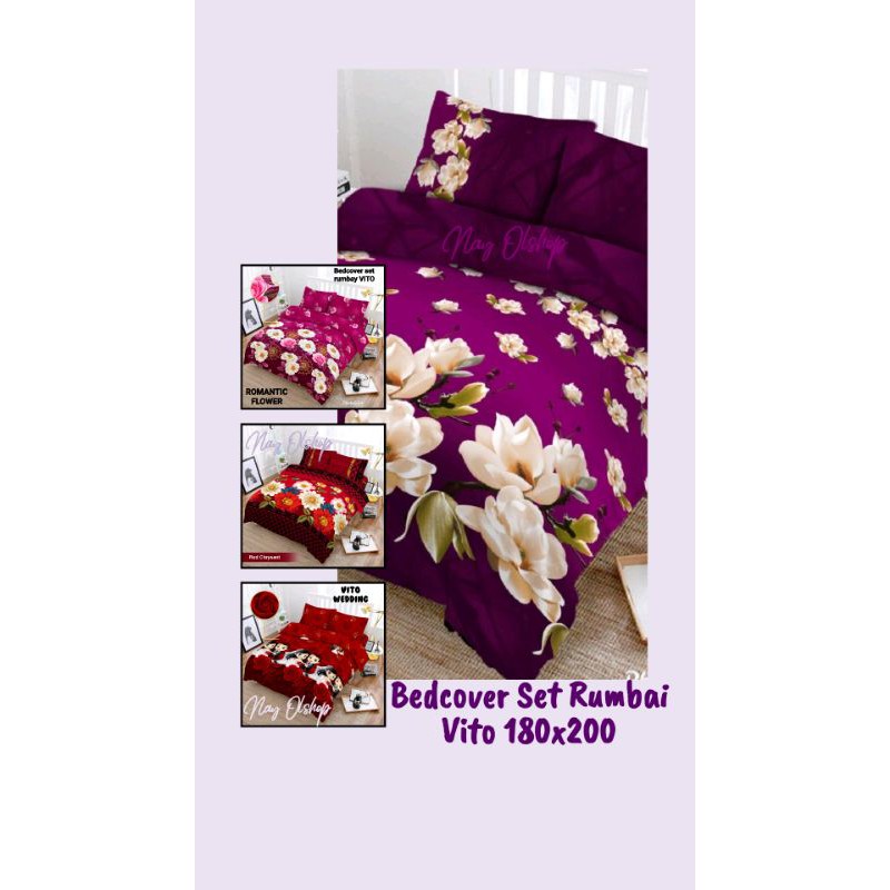 Bedcover Set Vito ( Rumbai ) Vito 180x200