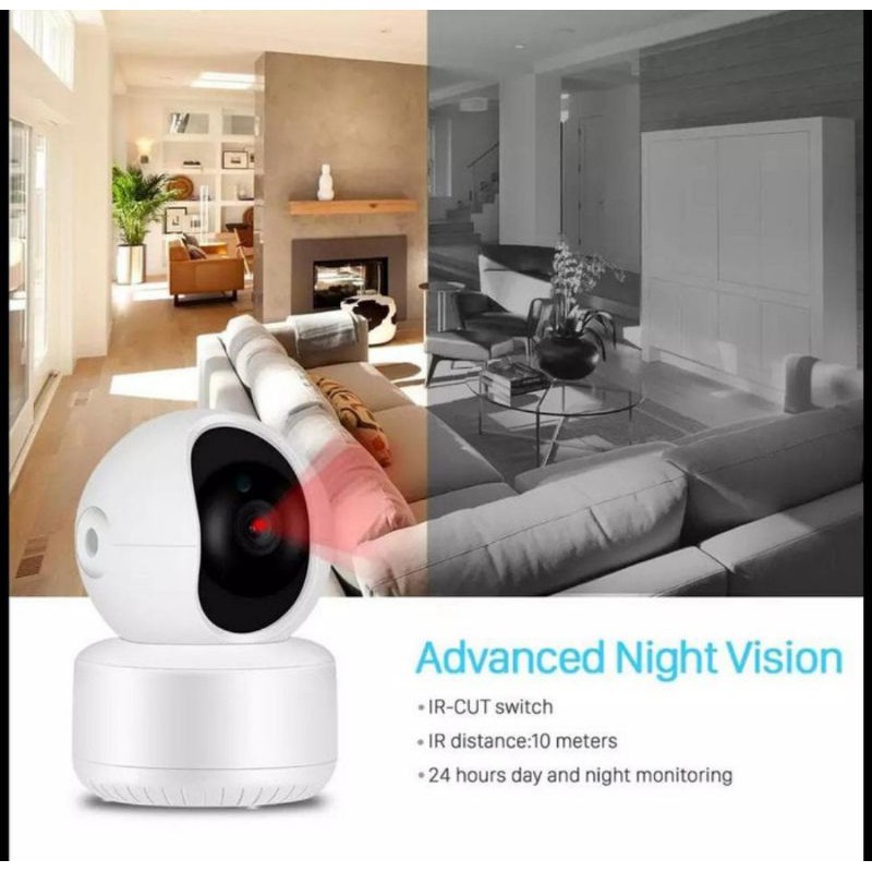 CCTV WIRELESS IPCAM WIFI 5MP FULL HD 1080P APLIKASI ICSEE KUALITAS BAGUS