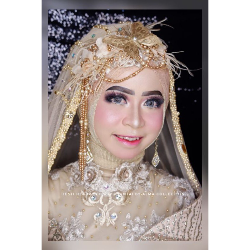 (COD) headpiece pengantin hiasan kepala juntai kupu