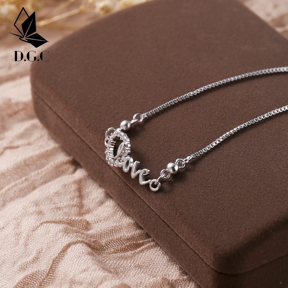 D.G.C✨COD Gelang Korea Titanium Wanita Anti Karat Lapis Emas Asesoris Wanita Murah D316