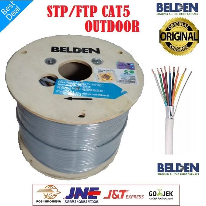 Kabel STP 25M Cat5 Belden - FTP Cat 5 Original Outdoor 25 Meter