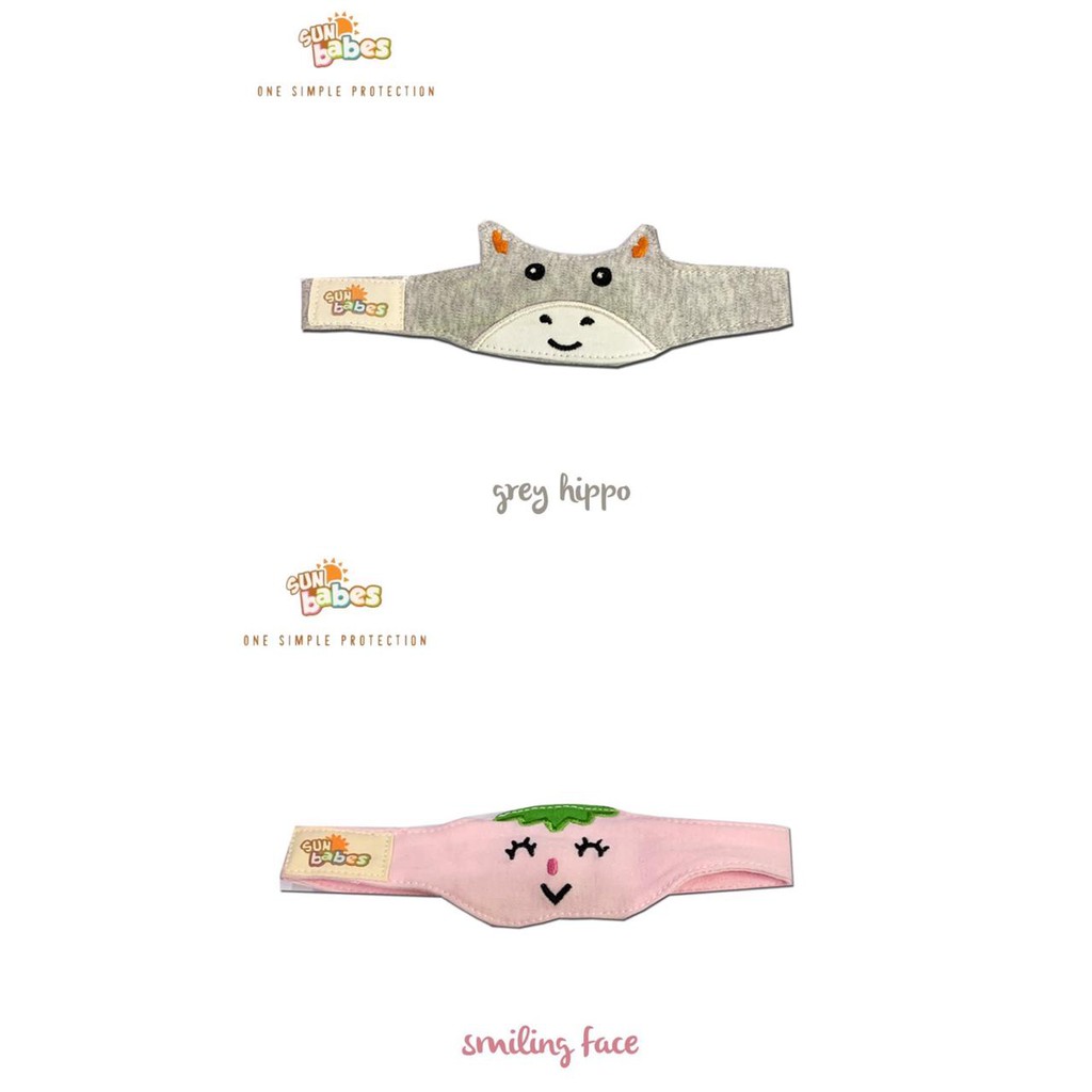 Sunbabes NEW Kacamata Jemur Bayi Karakter Murah / Penutup Mata Bayi / Eyemask Character Sun Babes