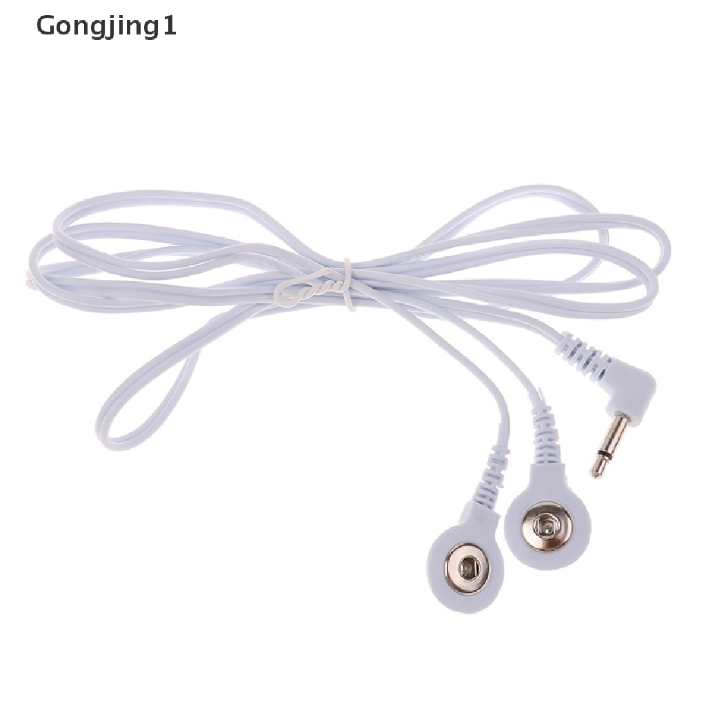 Gongjing1 Kabel Elektroda 2 Arah Dengan Jack Dc 3.5Mm