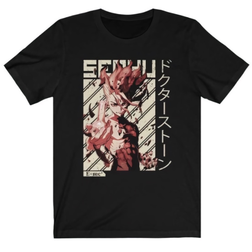 Tshirt Senku Kanji Anime Manga Dr. Stone Premium Unisex