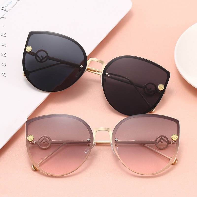 [ACKER] Wanita Kacamata Mata Kucing Fashion Sunnies Studio Kacamata Hitam Gaya Superstar Retro Vintage Warna Estetika Kacamata Hitam