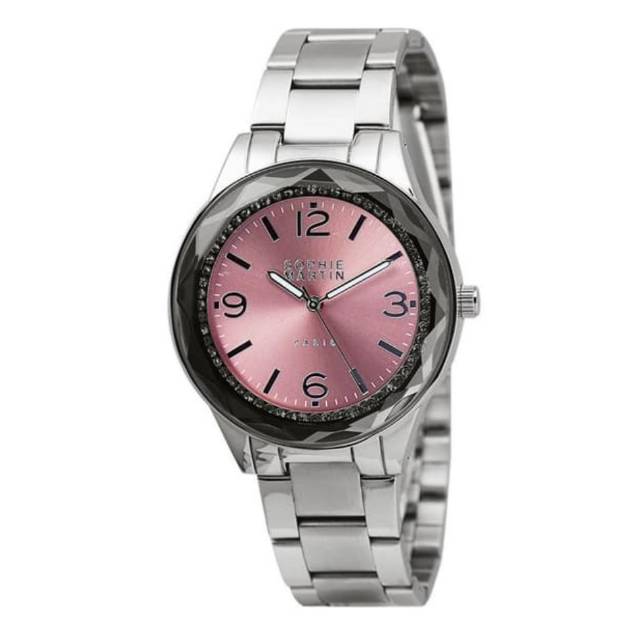 JAM TANGAN WANITA MERAH MUDA ZAREEN LAL973S3 ORIGINAL SOPHIE PARIS