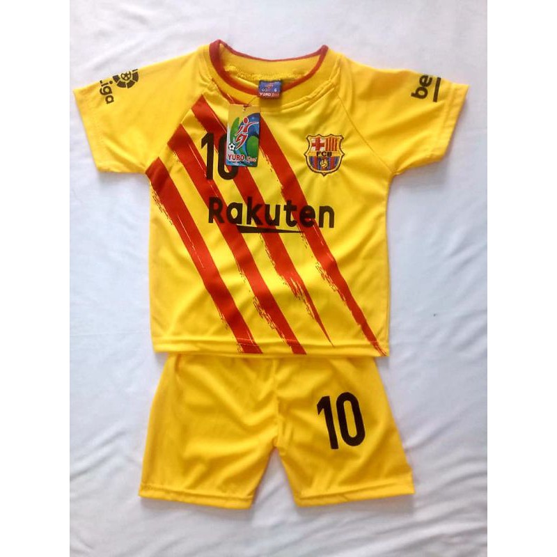 JERSEY ANAK BARCE LONAA KUNING/JERSEY BARCE LONAA 2020/2021/JERSEY BARCELONA TERBARU