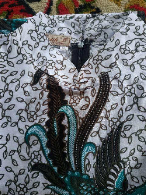 Terlaris Serut Genes Jelita Tunic Navbor Yelbor Whitbor Creambor Tunik Batik Modern