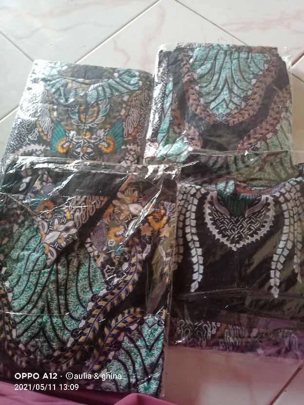 Set Couple Batik Keluarga, Batik Ndoro Jowi, Set Batik Modang Pekalongan, Batik Couple Terlaris